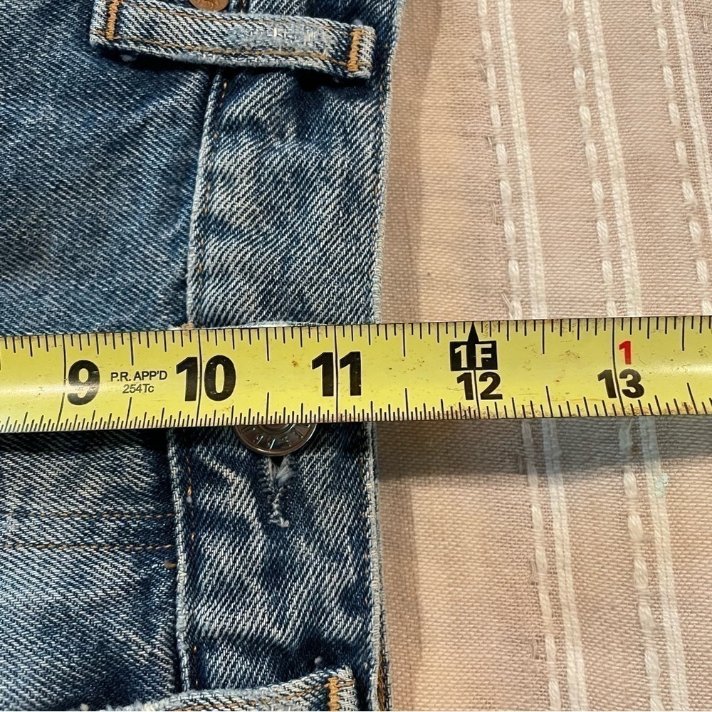 Agolde Jamie High Rise Classic Distressed Jeans in Isolation 27 - Picture 12 of 13